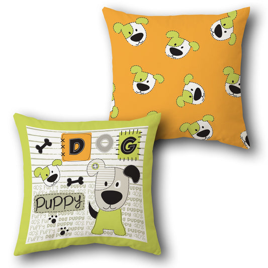 Puppy Dog    Design Cushion Single (Front & Back)