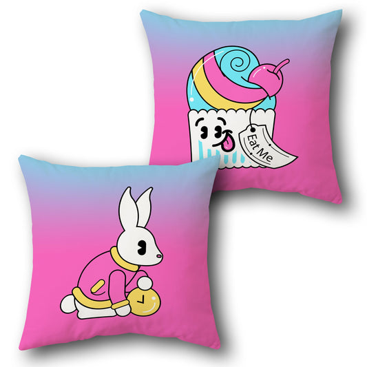Whimsical Wonderland    Design Cushion Single (Front & Back)