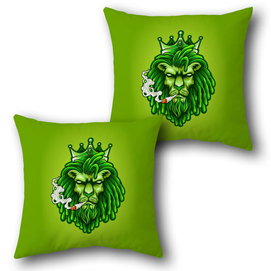 Regal Rasta Lion    Design Cushion Single (Front & Back)