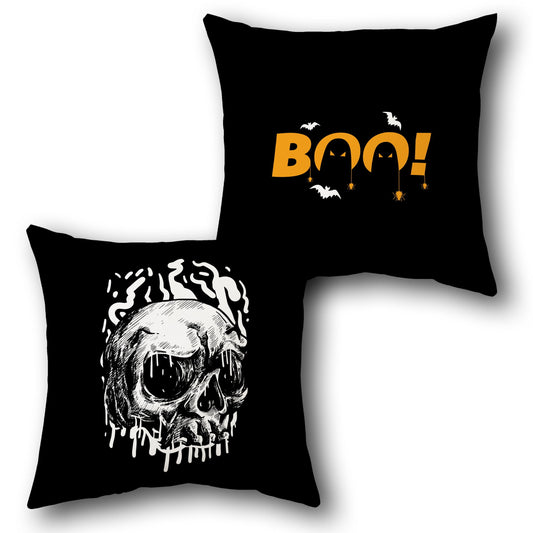 Haunted Night Halloween    Design Cushion Single (Front & Back)