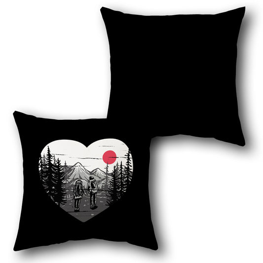 Mountain Love Adventure     Design Cushion Single (Front & Back)