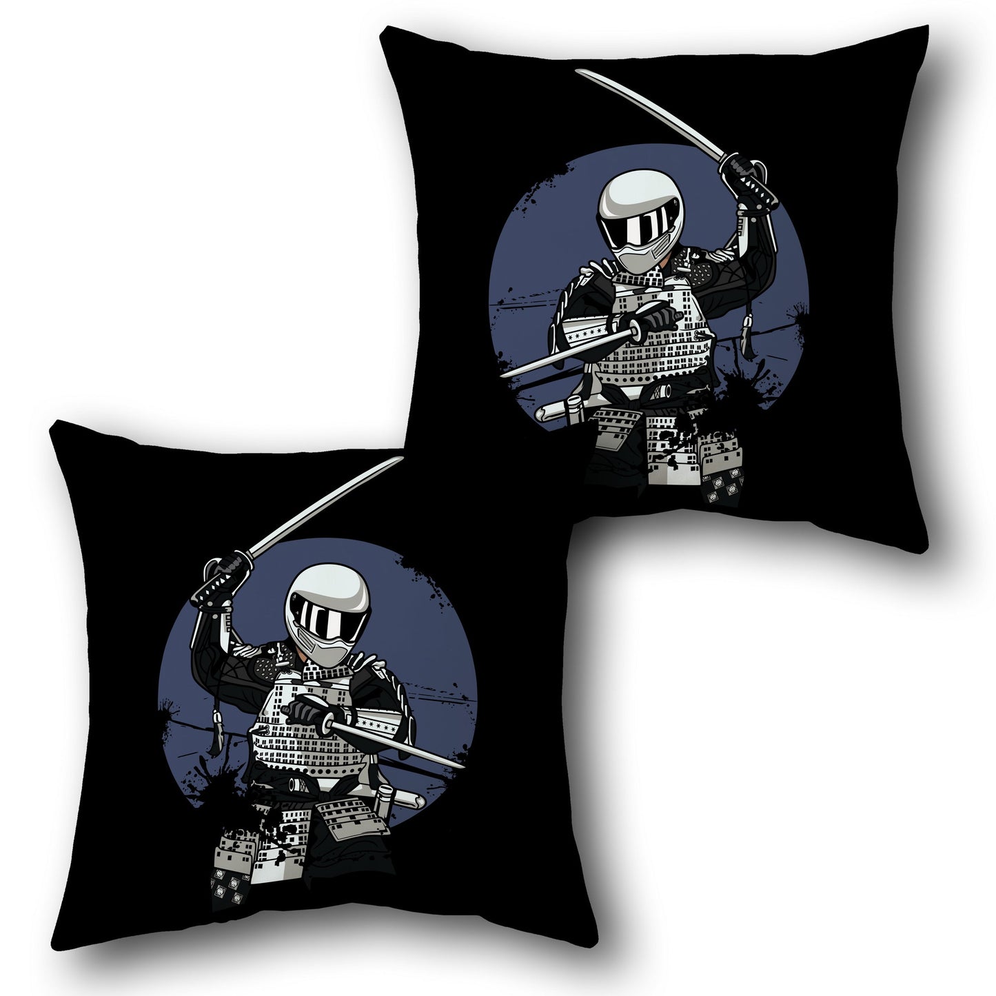 Cyber Samurai     Design Cushion Single (Front & Back)