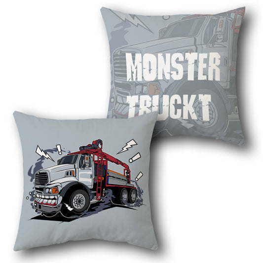Monster Truck Power Drive     Design Cushion Single (Front & Back)