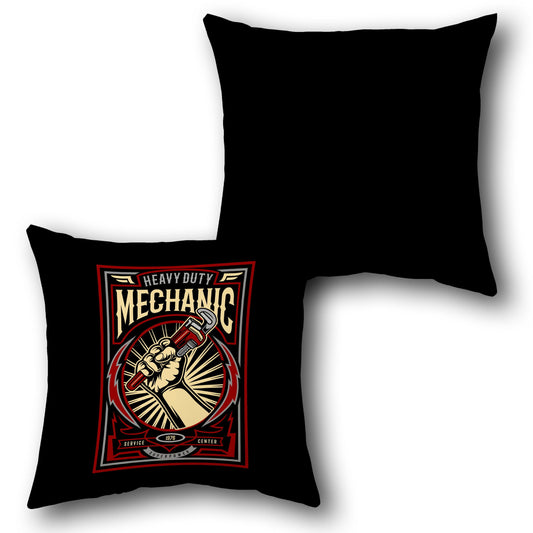 Heavy Duty Mechanic     Design Cushion Single (Front & Back)