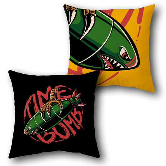 Time Bomb    Design Cushion Single (Front & Back)