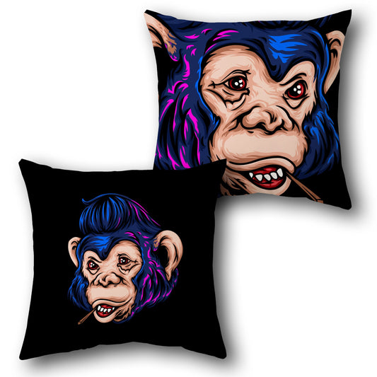 Funky Ape   – Neon Groove  Design Cushion Single (Front & Back)