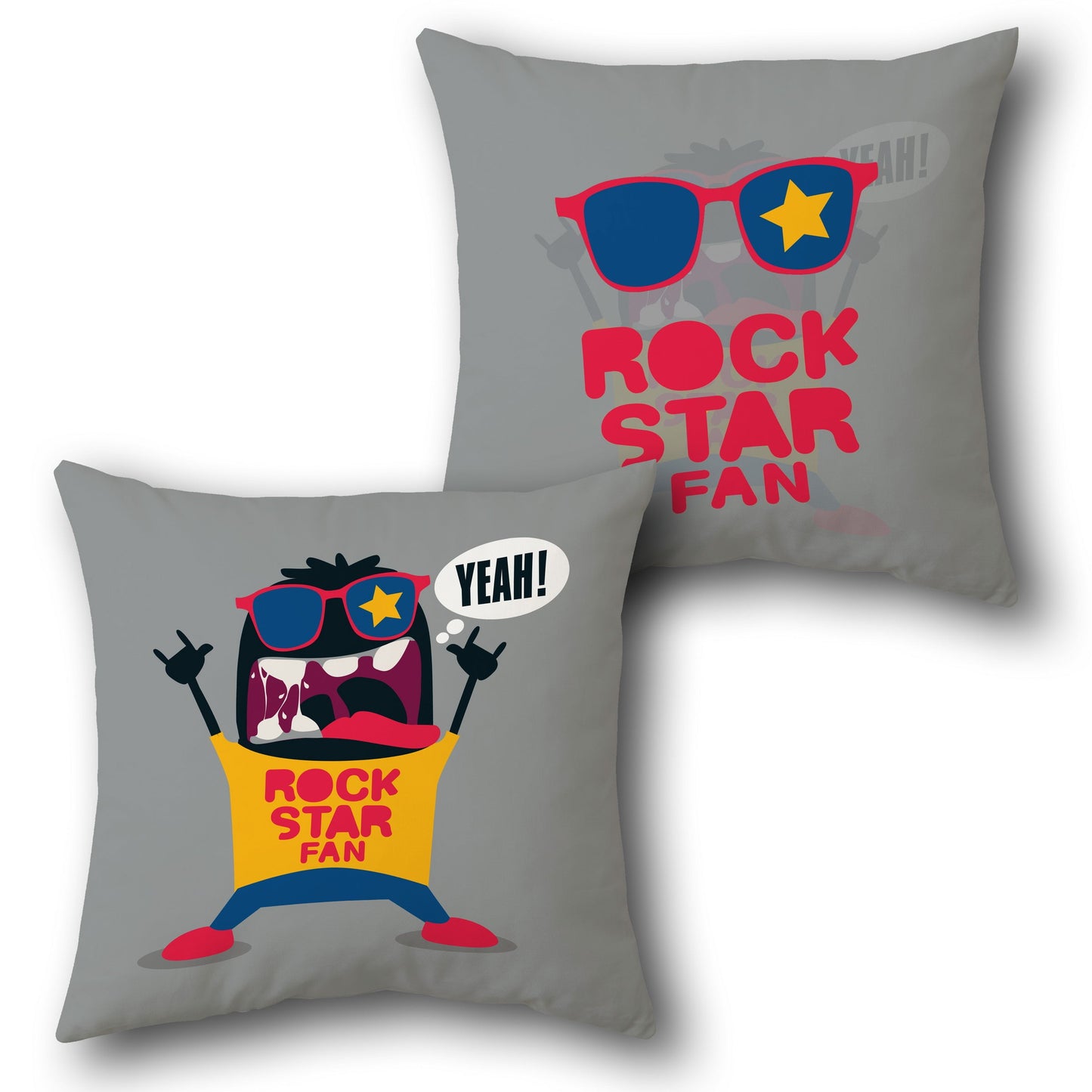 Rock Star Fan    Design Cushion Single (Front & Back)