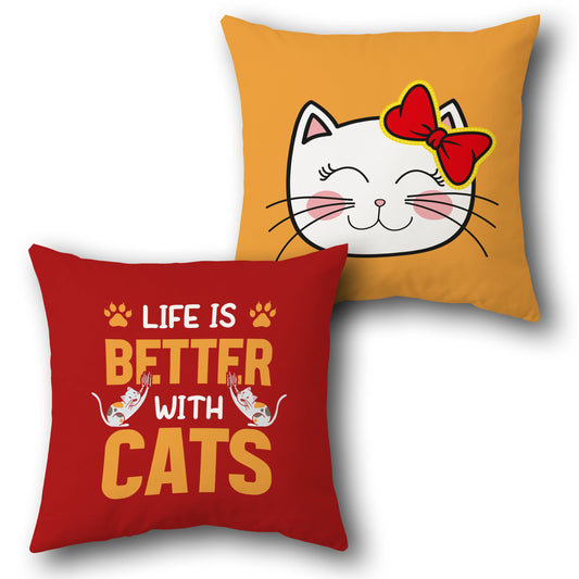 Colorful Dinosaur     Design Cushion Single (Front & Back)
