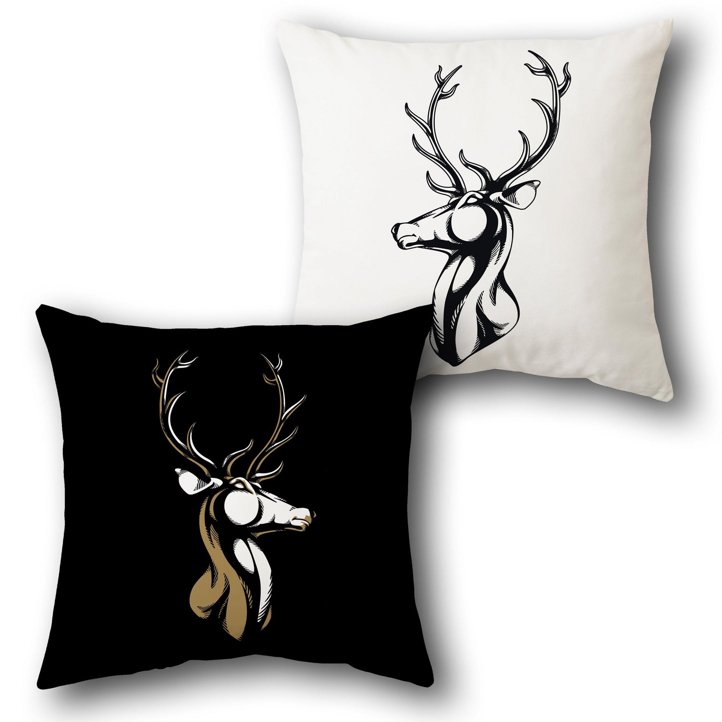 Majestic Deer    Design Cushion Single (Front & Back)