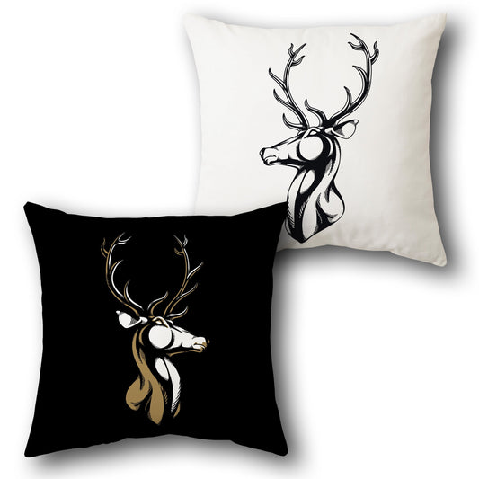 Majestic Deer    Design Cushion Single (Front & Back)