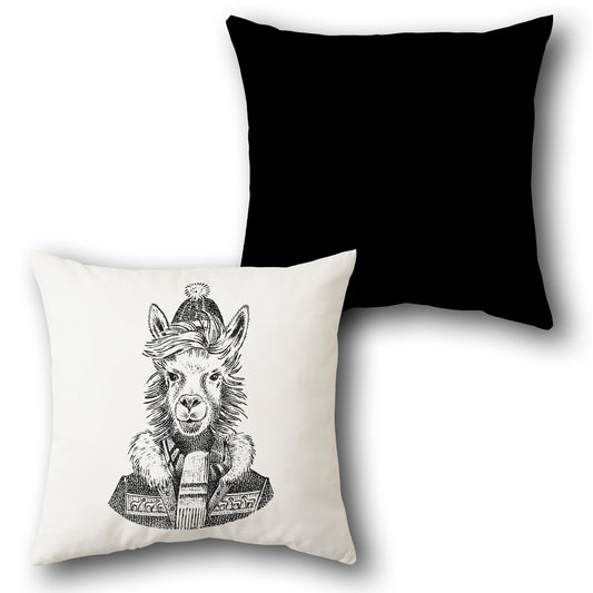Cozy Llama    Design Cushion Single (Front & Back)