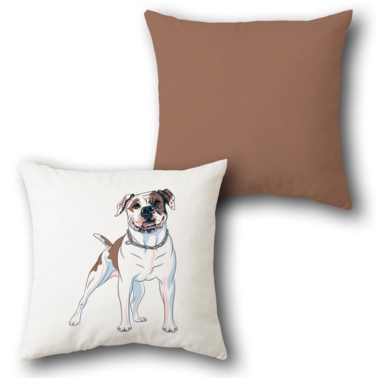 Loyal Bullmastiff    Design Cushion Single (Front & Back)