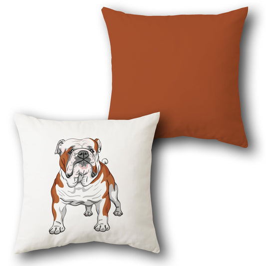 Bulldog Pride    Design Cushion Single (Front & Back)