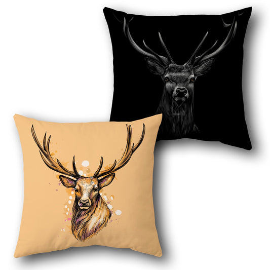 Stately Deer    Design Cushion Single (Front & Back)