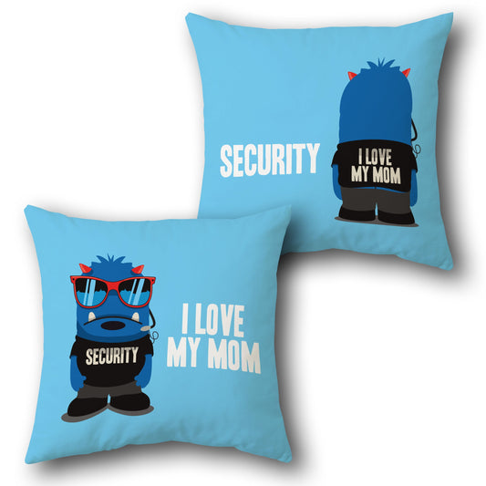 Security Mom    Design Cushion Single (Front & Back)