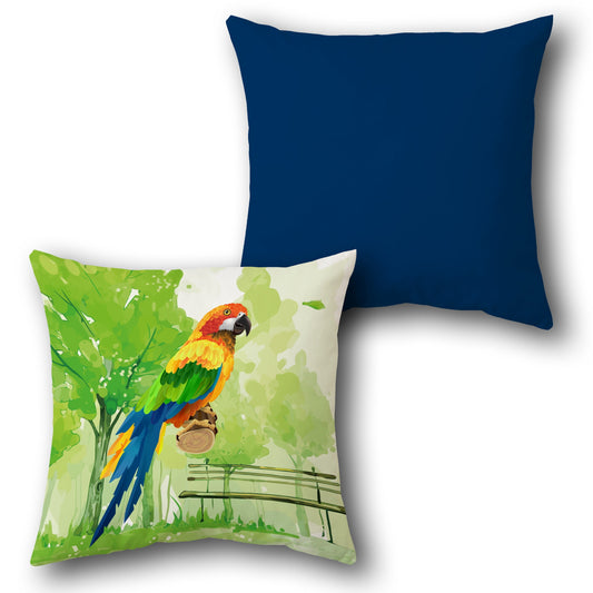 Golden Macaw Garden    Design Cushion Single (Front & Back)