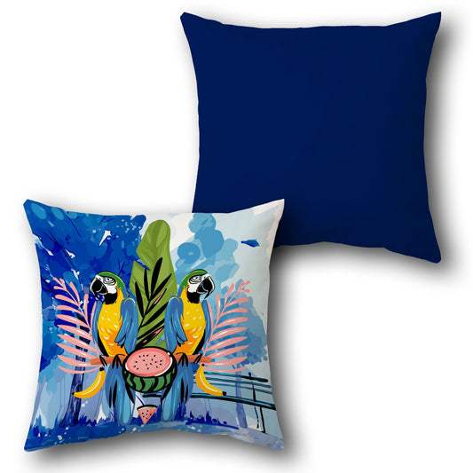 Tropical Macaws    Design Cushion Single (Front & Back)
