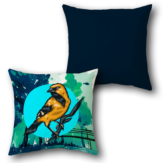 Golden Oriole Forest     Design Cushion Single (Front & Back)