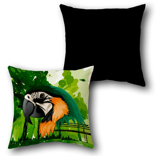 Jungle Macaw Majesty     Design Cushion Single (Front & Back)