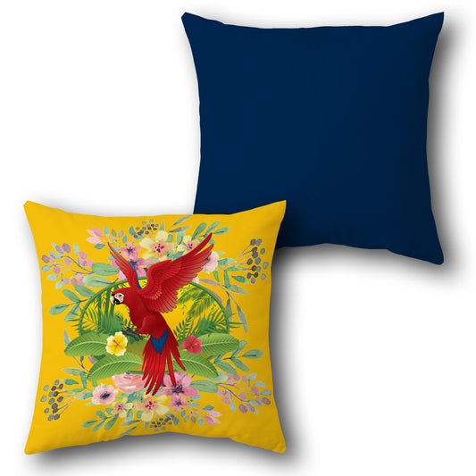 Tropical Macaw Paradise     Design Cushion Single (Front & Back)