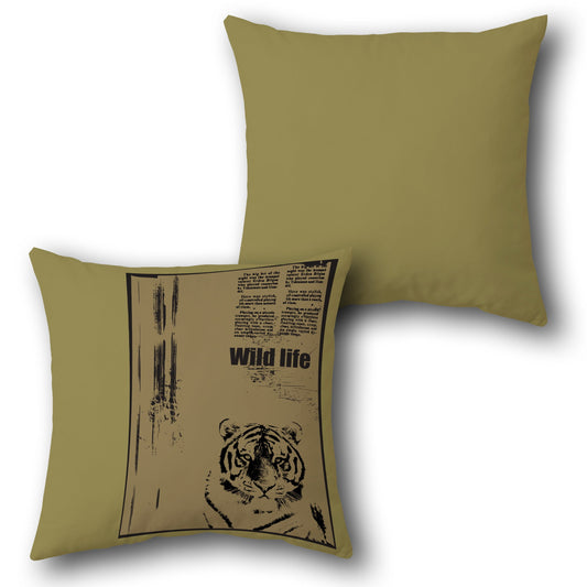 Wild Life Tiger     Design Cushion Single (Front & Back)