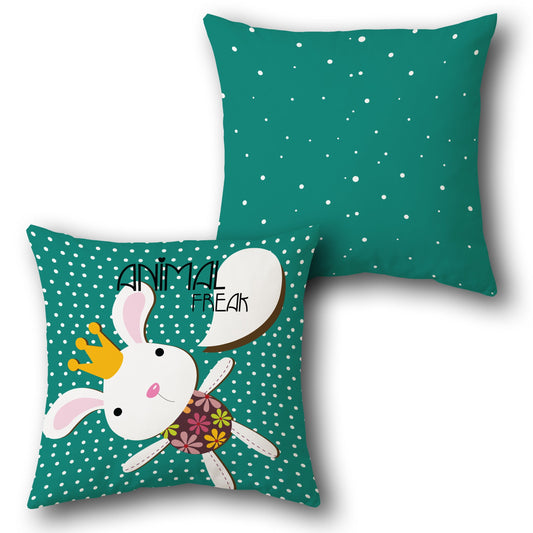 Whimsical Bunny "Animal Freak"    Design Cushion Single (Front & Back)