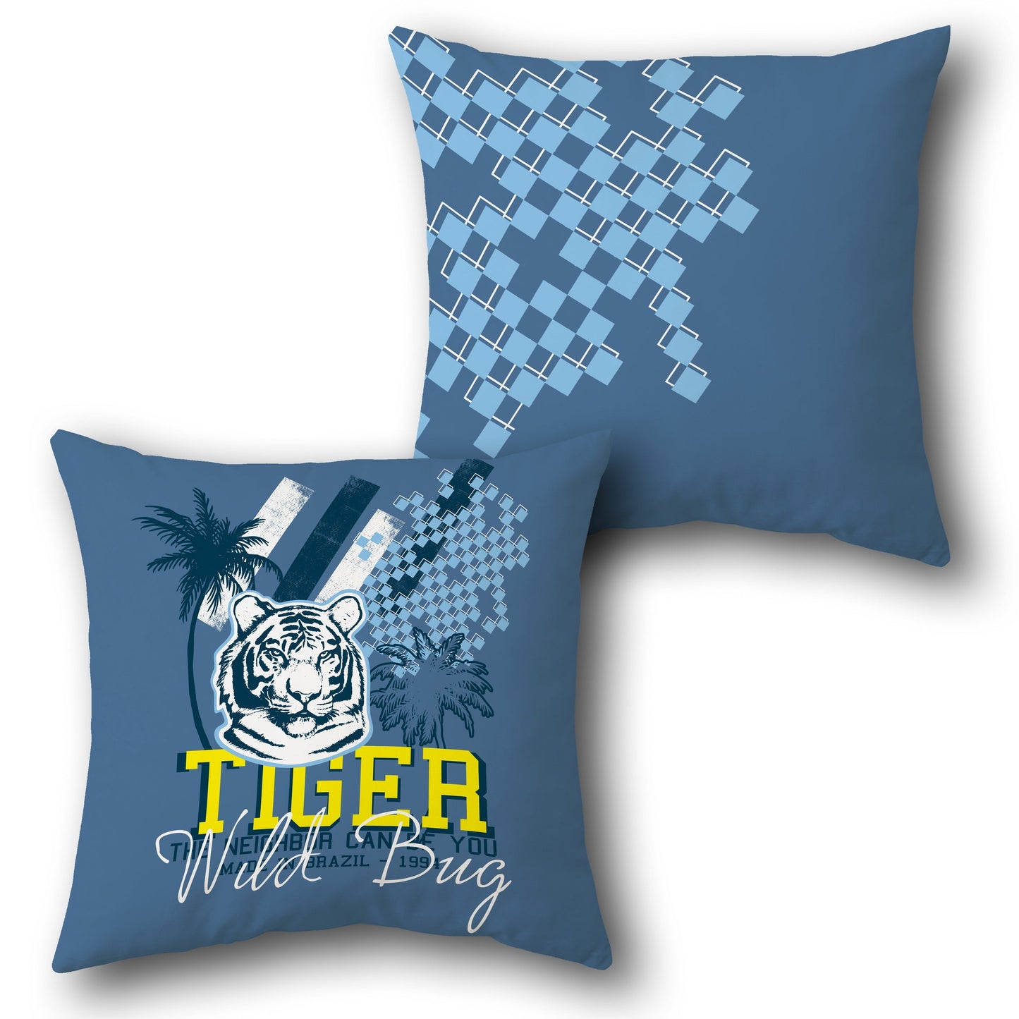 Urban Jungle Tiger    Design Cushion Single (Front & Back)
