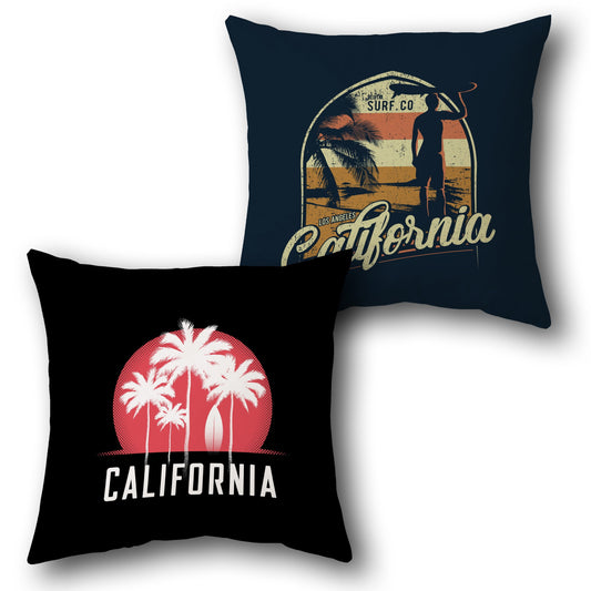 California Surf  Design Cushion Single (Front & Back)