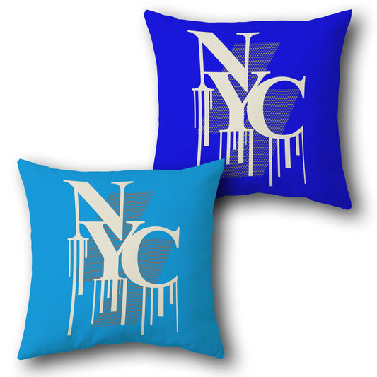 NYC Drip Design  Design Cushion Single (Front & Back)