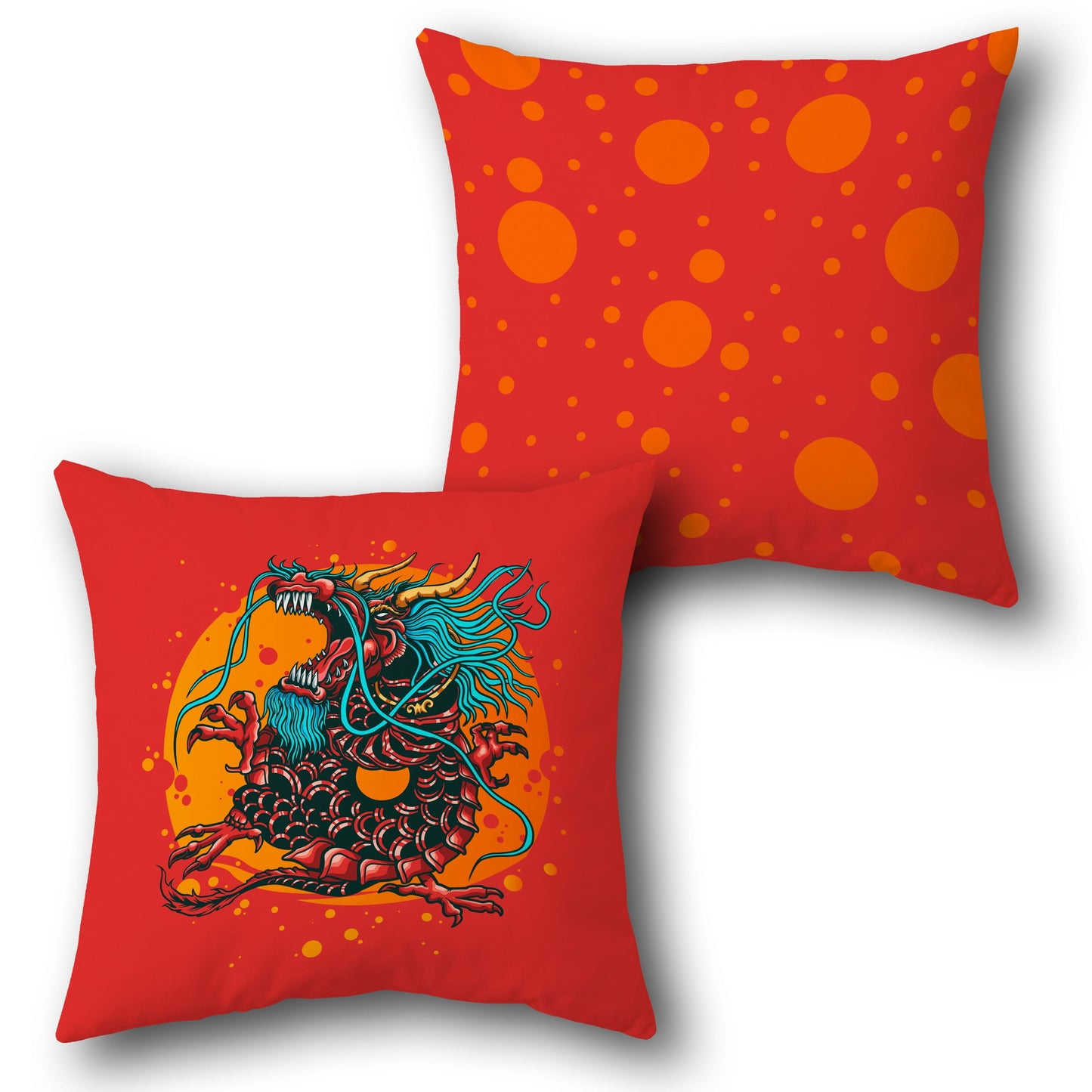 Coastal Waves Throw   Design Cushion Single (Front & Back)