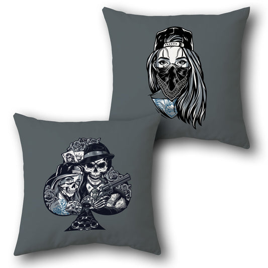 Grey Rebel Ace Decorative   Design Cushion Single (Front & Back)