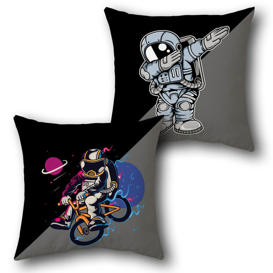 Galactic Moves Astronaut     Design Cushion Single (Front & Back)