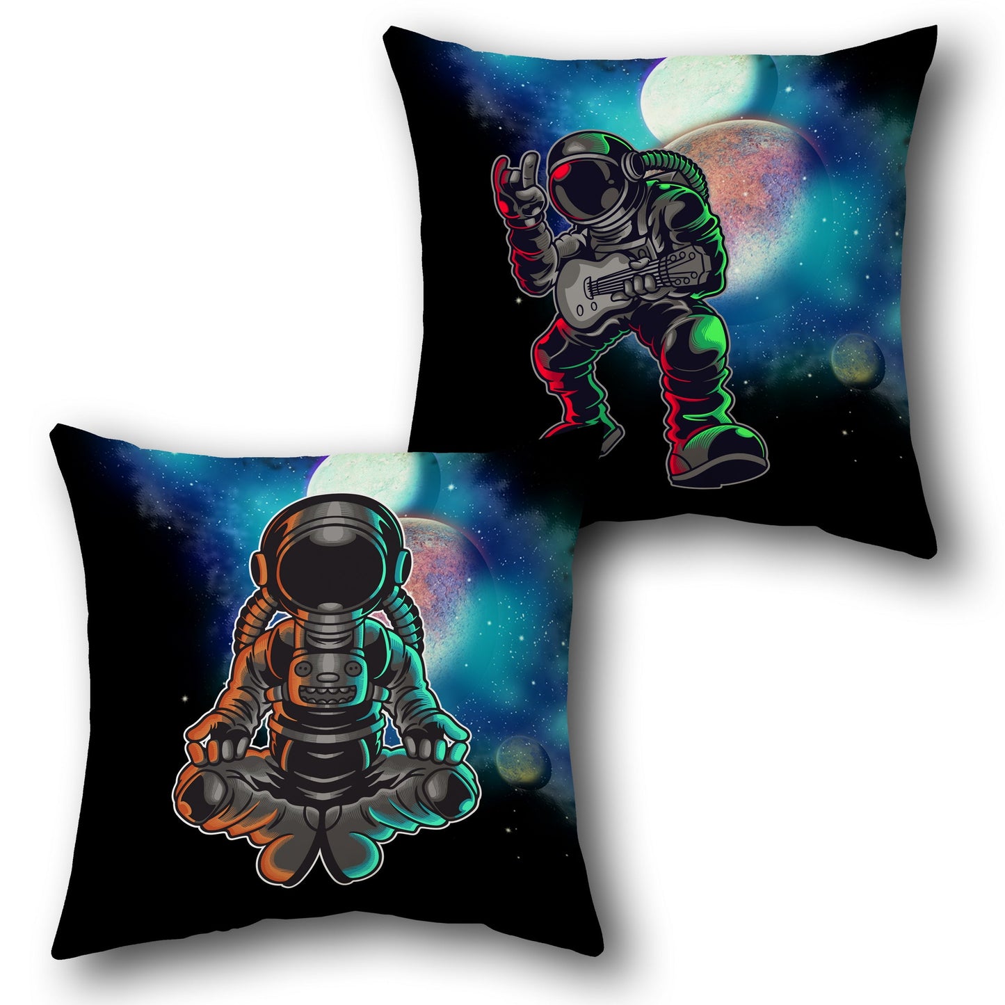 Zen & Rock Astronaut     Design Cushion Single (Front & Back)