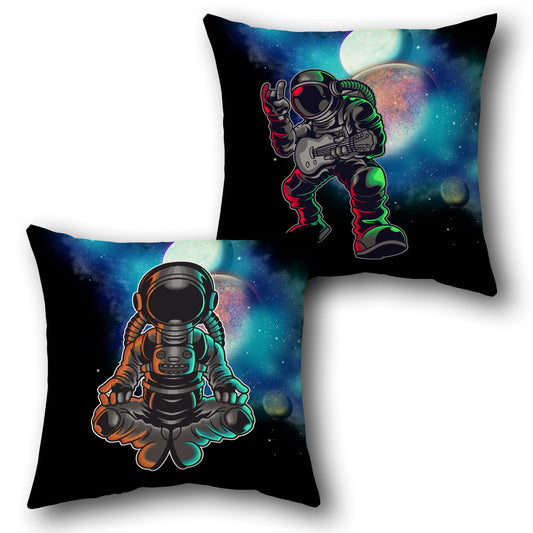 Zen & Rock Astronaut     Design Cushion Single (Front & Back)