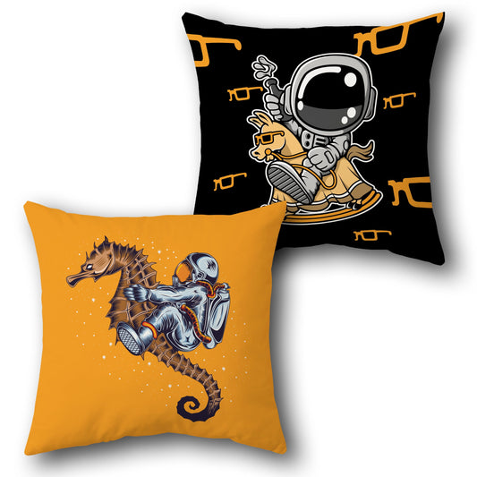 Galactic Rider    Design Cushion Single (Front & Back)