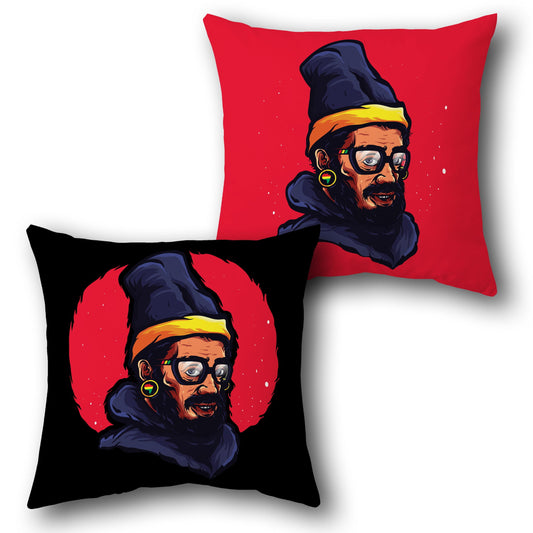Urban Beanie Vibe Cushion (Single Piece | Front & Back Design)