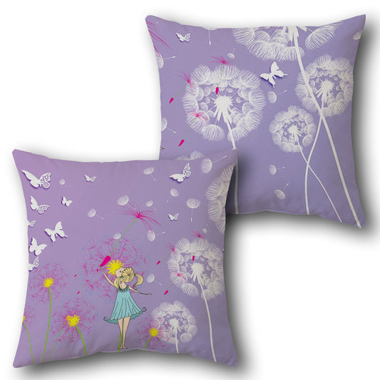 Dandelion Dream   Design Cushion Single (Front & Back)