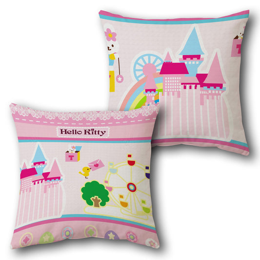 Hello Kitty Castle  Design Cushion Single (Front & Back)