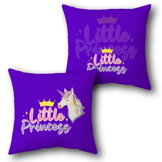 Little Princess Unicorn Cushion (Single, Front & Back)