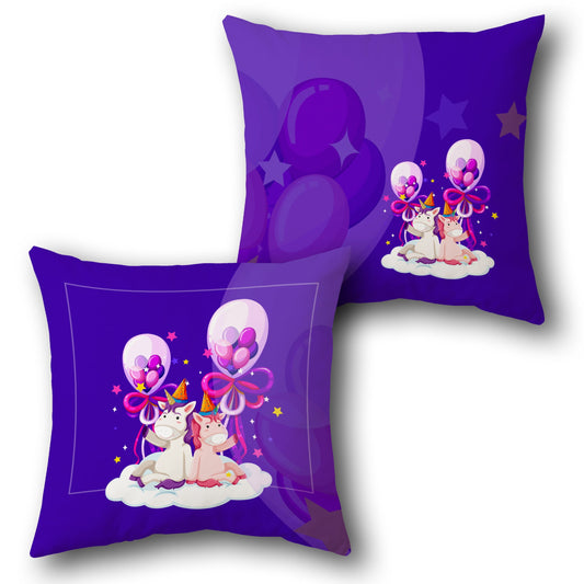 Party Unicorn Cushion (Single, Front & Back)