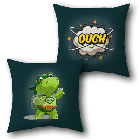 Superhero Turtle Cushion (Single, Front & Back)