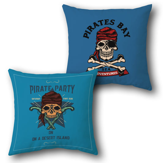"Pirate Party"   Design Cushion Single (Front & Back)