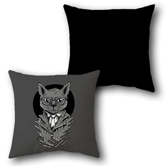 Gentlecat in Suit Cushion – Single Design Front & Back