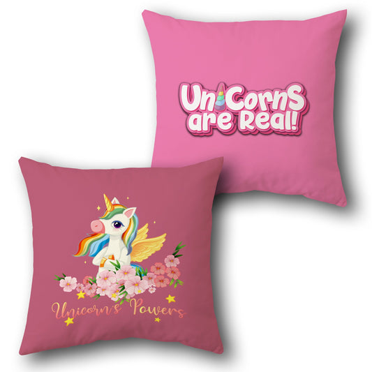 Magical Unicorn Are Real Cushion (Front & Back Design)
