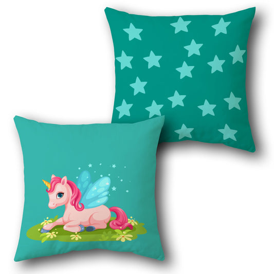 Starlight Unicorn Fantasy Cushion (Front & Back Design)