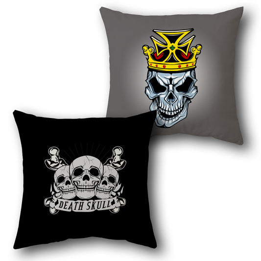 Dark Skull Dual-Sided Cushion – Death King Edition