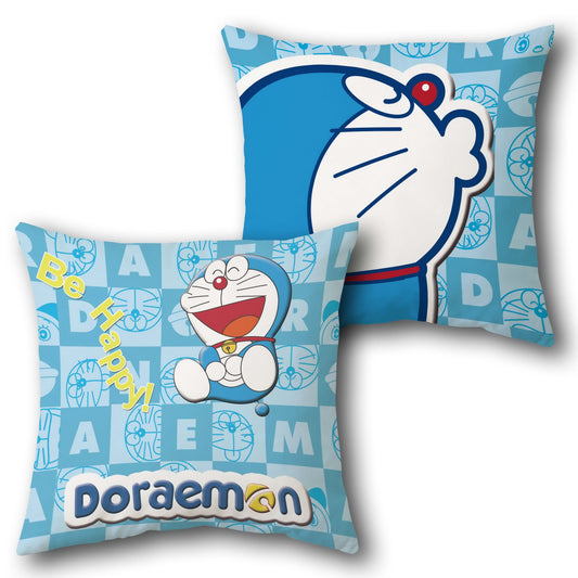 Doraemon Happy   Design Cushion Single (Front & Back)