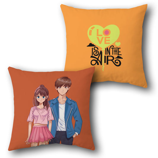 Love Vibes Dual-Sided Cushion – Anime Couple Edition