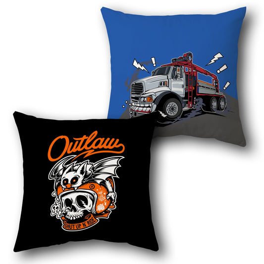 Outlaw Bat & Heavy Hauler Cushion – Single (Front & Back)