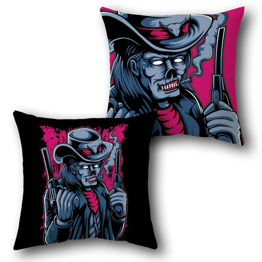 Gunslinger Ghoul Cushion (Front & Back Design)